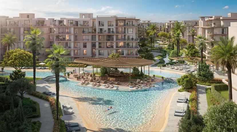 ذا ليكس سوديك The Lakes SODIC East – اللاجون المركزي للسباحة